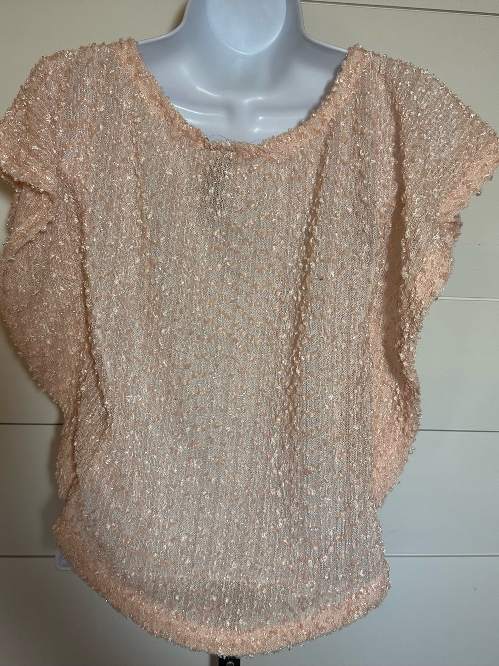 Soft Pink Sparkle Tunic Top - Picture 4 of 6